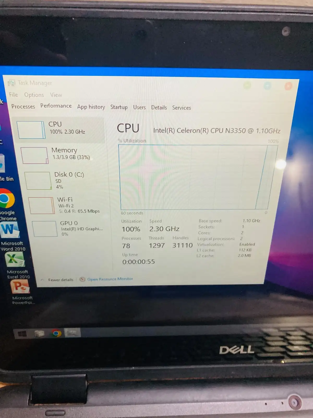 Dell 5190 touchscreen chromebook